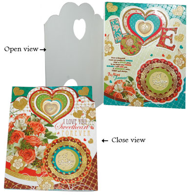 "Valentine Musical Greeting Card -909-001 - Click here to View more details about this Product